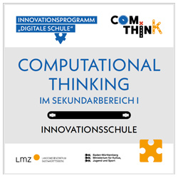 Logo computational thinking Innovationsprogramm digitale Schule Logo computational thinking Innovationsprogramm digitale Schule